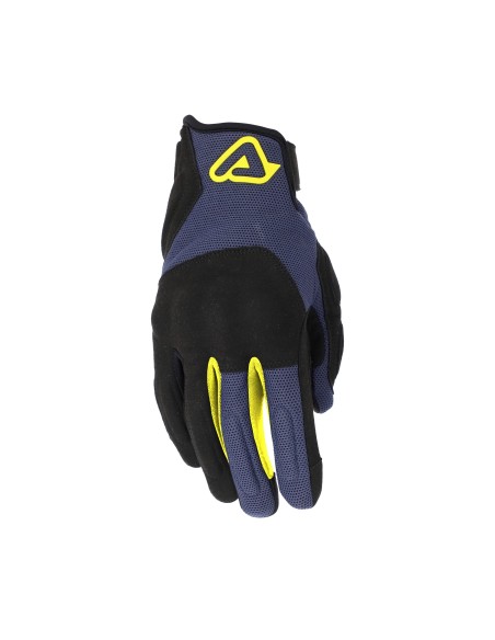 guantes acerbis ce pyramid homologados ce gris y azul 0024869 090