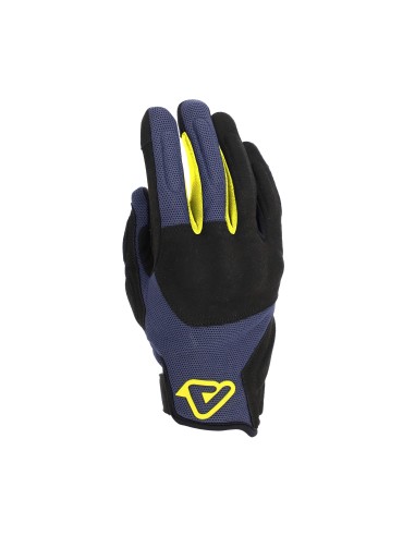 guantes acerbis ce pyramid homologados ce gris y azul 0024869 090