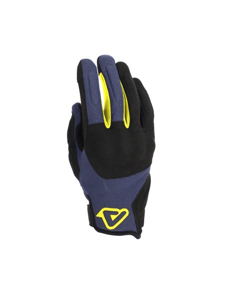 guantes acerbis ce pyramid homologados ce gris y azul 0024869 090