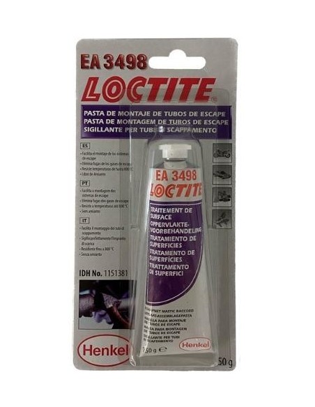 pasta de montaje para escapes loctite ea 3498 1151381 blanca 150 g