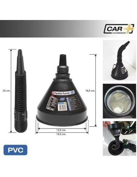 embudo de plastico con tubo extraible 70623402