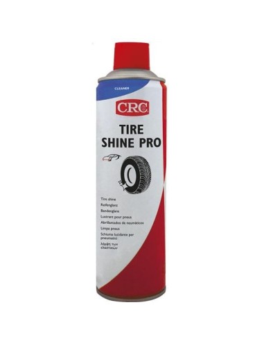 abrillantador de neumaticos crc tire shine pro 32728 aa spray 500 ml
