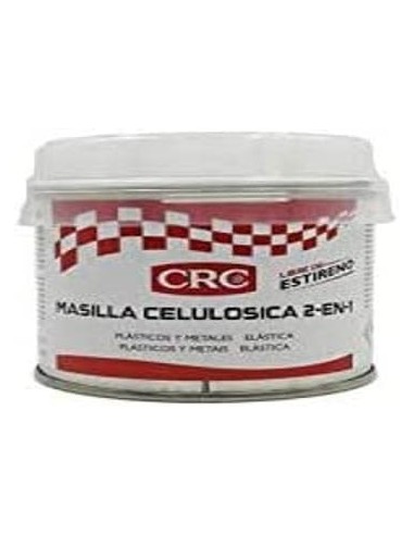 masilla celulosica 2 en 1 crc 33127 es para plastico y metal 250 g