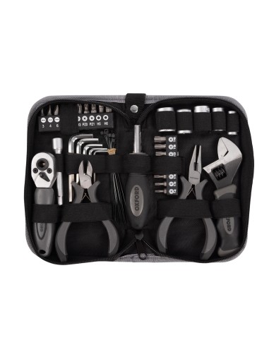 kit herramientas moto oxford tool kit pro v2 ox770v2 35 piezas bajo asiento con torx y car