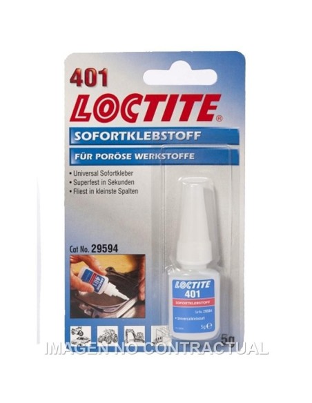 loctite 401 adhesivo instantneo uso gen