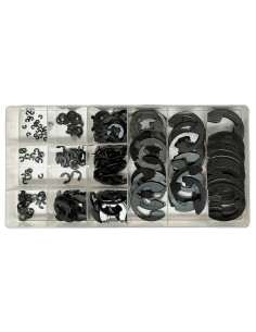 surtido clips tipo e toolhub 9822 anillos elasticos exteriores 300 pzs
