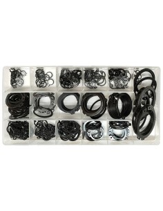 surtido circlips externos toolhub 9821 para ejes ranurados 300 pzs