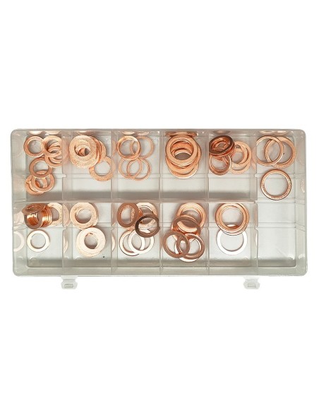 surtido arandelas de cobre para carter toolhub 9830 100 pzs
