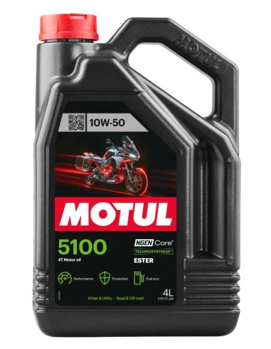 aceite motul 5100 10w50 4t 4l 104076