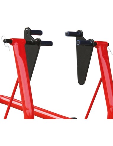 caballete universal para moto rz tools 200023 delantero y trasero ajustable 200 kg