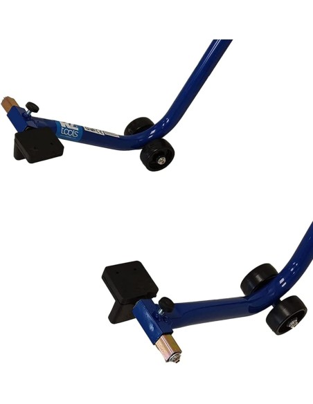 caballete trasero universal para moto rz tools 200016 ajustable 100 kg