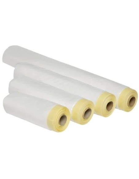 plastico con cinta 120cm x 22 5m x 19mm