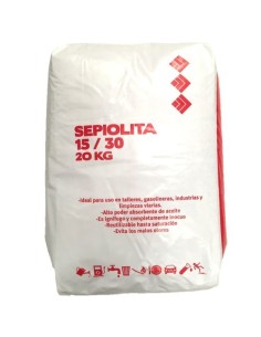 saco de sepiolita 15 30 20 kg
