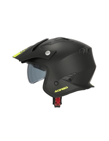 casco acerbis jet aria 22 06 negro con visor integrado 0025055 090