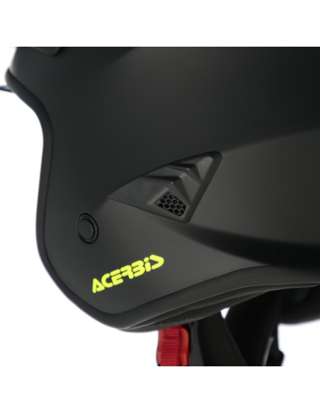 casco acerbis jet aria 22 06 negro con visor integrado 0025055 090