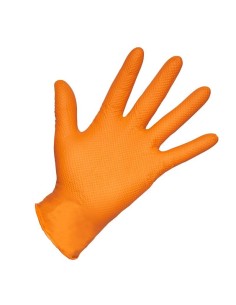 guantes de nitrilo d10020 dune naranjas diamantados 100 uds 2