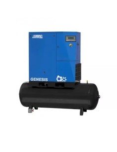 compresor de tornillo abac 4152025548 genesis 15 de 10 bar con deposito de 500 l
