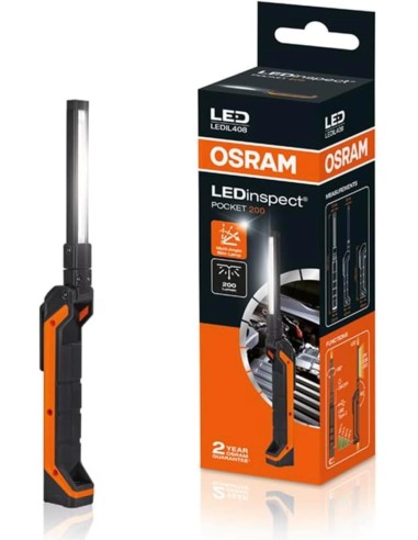 lampara de inspeccion led osram ledil408 ledinspect pocket200 recargable 200 lm