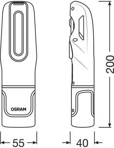 lampara de inspeccion led osram ledil402 ledinspect max500 recargable con luz uv 500 lm 2