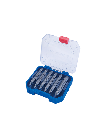 cofre extractores de tornillos king tony 11406sq hss 6 piezas 2 12 mm