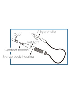 comprobador de circuito king tony 9dc22 6 24 v dc herramienta medicion 2