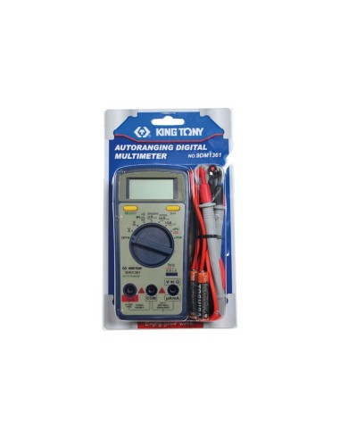 multimetro digital king tony 9dm1361 auto rango ac dc