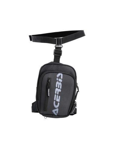 bolsa de pierna acerbis pro leg bag 1l negra 0027107 para moto