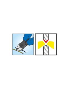 alicate de corte diagonal king tony 621106 2