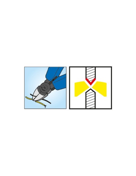 alicate de corte diagonal king tony 621106