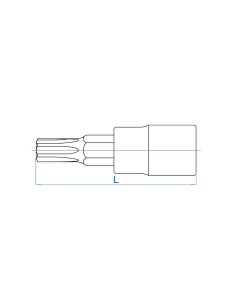 vaso con punta torx y t 10 y cuadradillo de 1 4 pulgadas king tony 203310 2