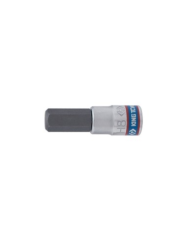vaso con punta hexagonal 6mm y cuadradillo de 1 4 pulgadas king tony 203506