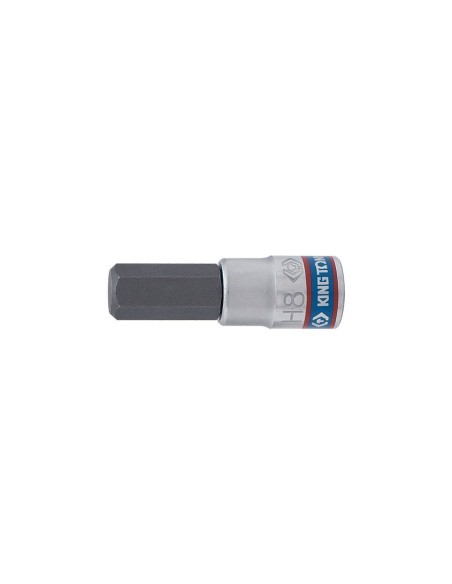 vaso con punta hexagonal 6mm y cuadradillo de 1 4 pulgadas king tony 203506