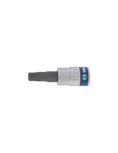 vaso con punta torx t20 inviolable y cuadradillo de 1 4 pulgadas king tony 203720