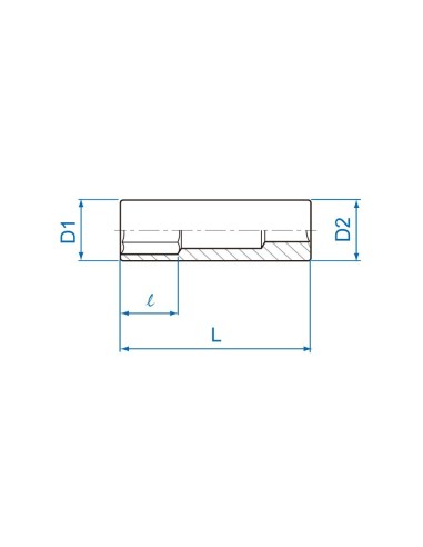 vaso largo hexagonal 7mm king tony 223507m