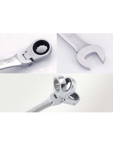 llave rapida flexible 10mm king tony 373010m