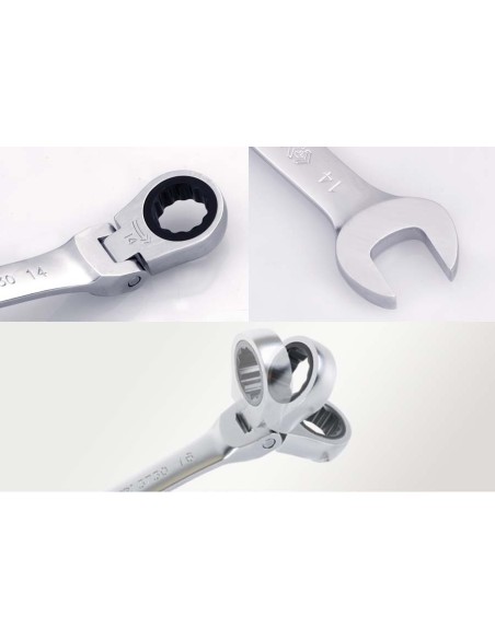 llave rapida flexible 10mm king tony 373010m