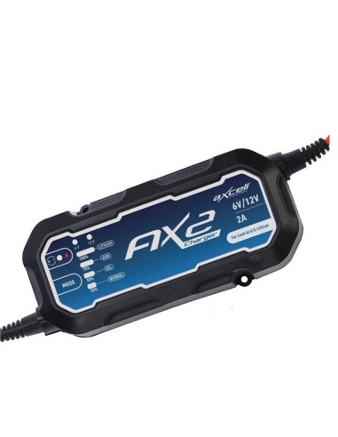 cargador de baterias de moto inteligente axcell 200289