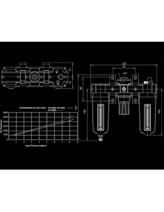 filtro regulador lubricador m7 sv2260 1 4 1750 l min 2