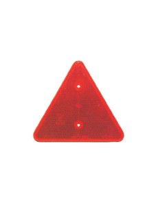 catadioptrico rinder 764r rojo triangular con dos agujeros