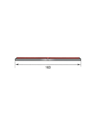 catadioptrico rinder 764r rojo triangular con dos agujeros