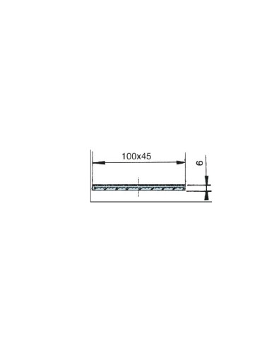 catadioptrico rinder 747a ambar adhesivo 100 x 45 mm