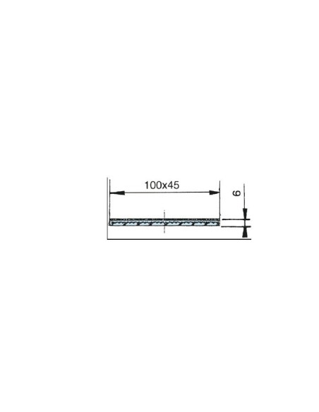 catadioptrico rinder 747a ambar adhesivo 100 x 45 mm