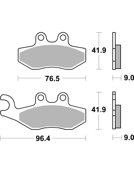 pastillas de freno moto brembo genuinas 07056