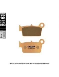pastillas de freno moto galfer sinter offroad fd28