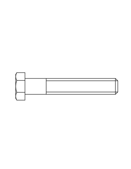 tornillo hexagonal zincado negro m6 25 zairon zs2 zs5