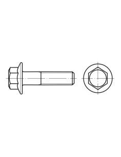 tornillo de brida hexagonal m6 14 zairon zs2 zs5