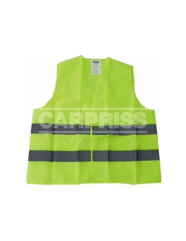 chaleco reflectante carpriss 79620032 amarillo de poliester homologado ce