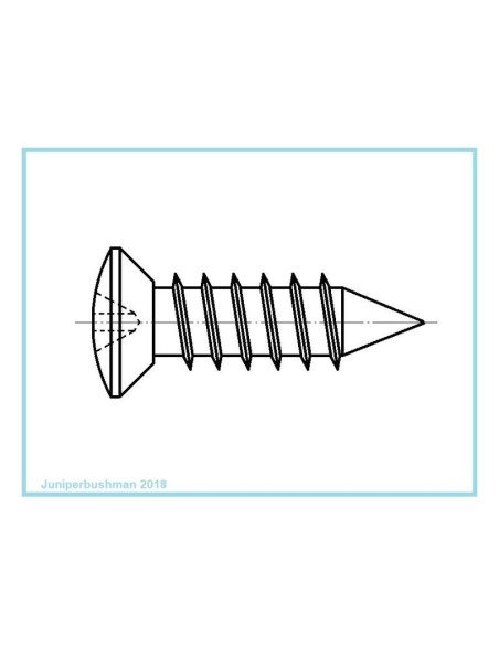 tornillo autorroscante m4x16 zairon zs6