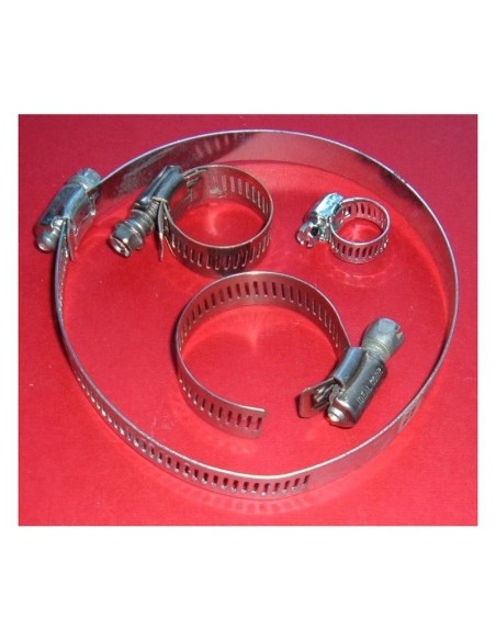 abrazadera de la caja del filtro de aire 27 51 mm acero inoxidable zairon zs3