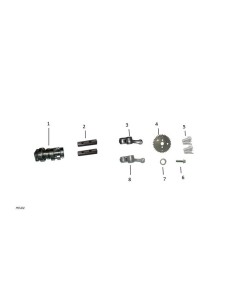 eje de balancin de valvula honda 110k48 zairon zs3